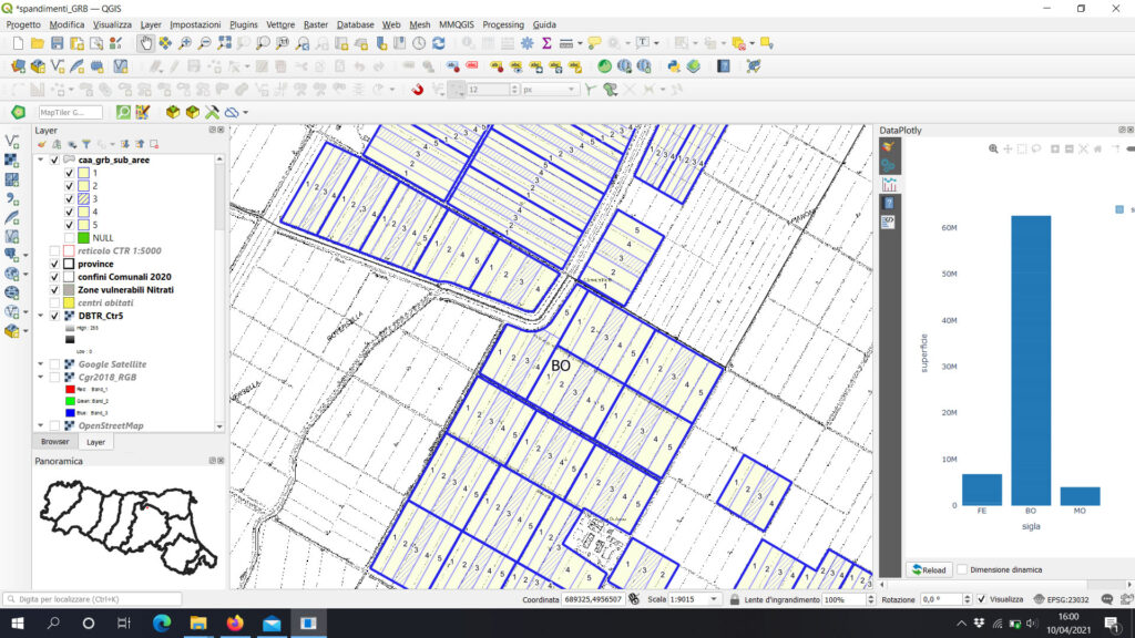 Sistema geografico aziendale per la gestione degli spandimenti dei fanghi di depurazione immagine decorativa