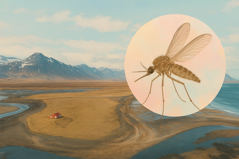 Islanda arriva la prima zanzara: trovata Culiseta annulata immagine decorativa